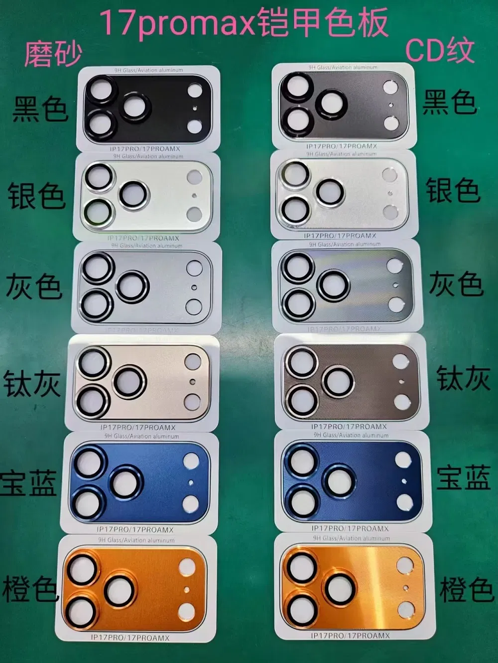 Защитная плёнка 3D Metal CD для камеры iPhone 17