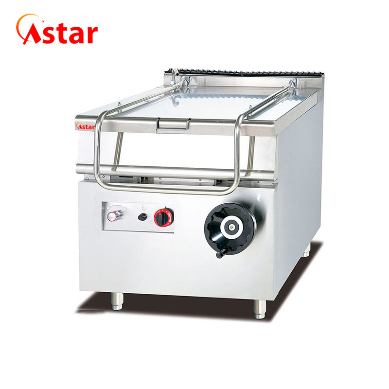 Professional Kitchen Equipment 2-Tank & 2 Basket Gas Fryer with Cabinet