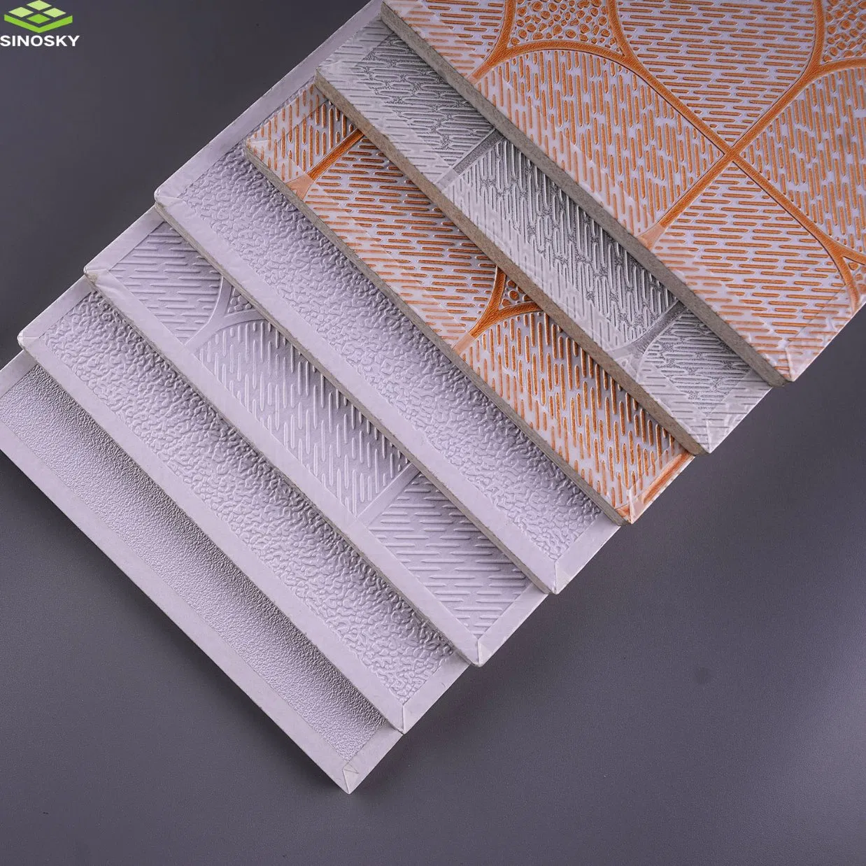 60*60 White Laminated PVC Gypsum Ceiling