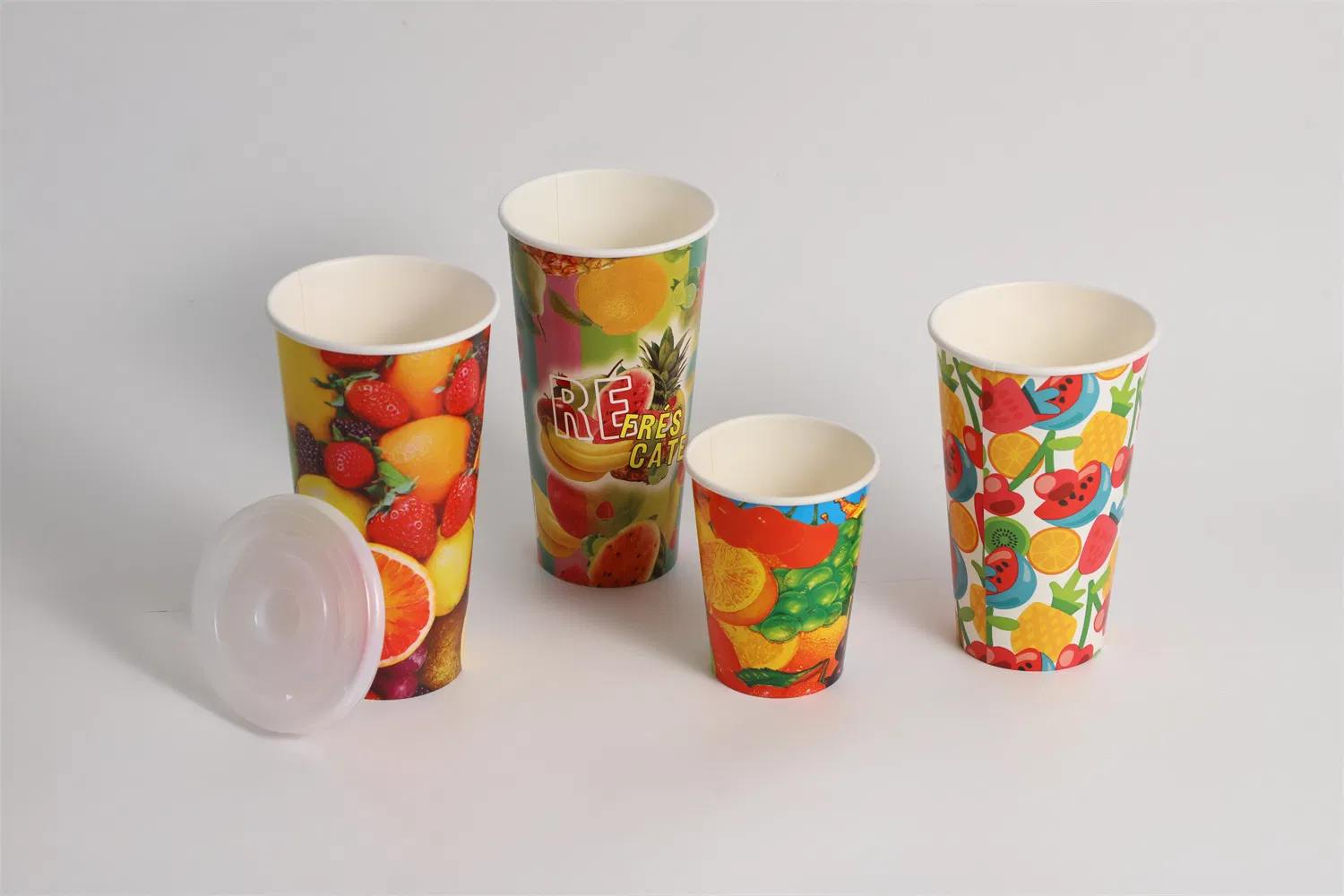 Бумажные стаканчики 8oz с логотипом для вендинга