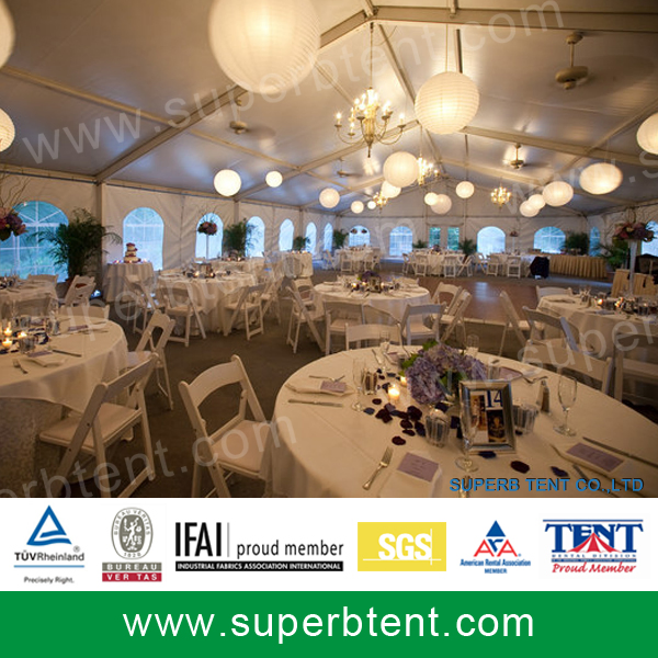 Aluminum Frame White Party Tent Foshan Factory Customizable