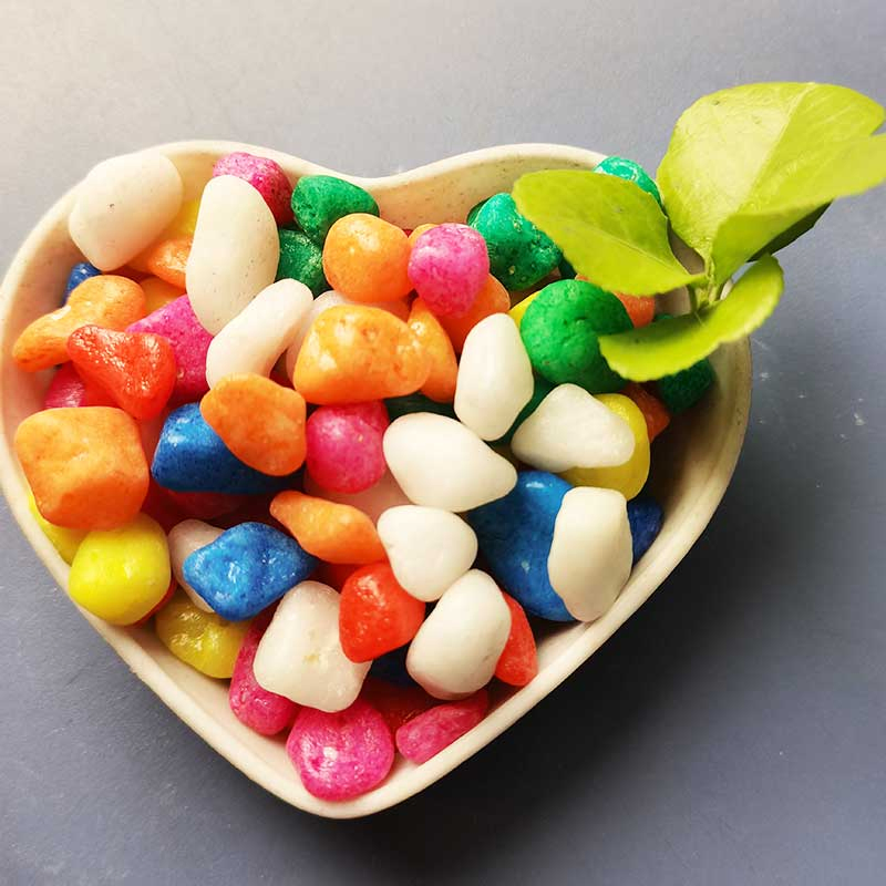 Cheap Decorative Pebbles Artificial Pebble Stone Colored Stone Pebbles