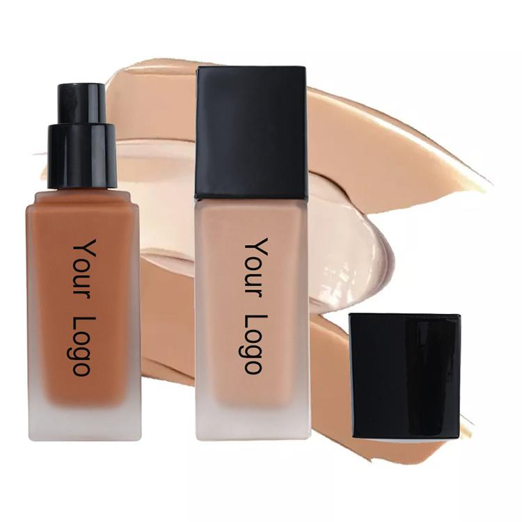 OEM Private Label Liquid Cream High Quality Foundation for Dark Skin