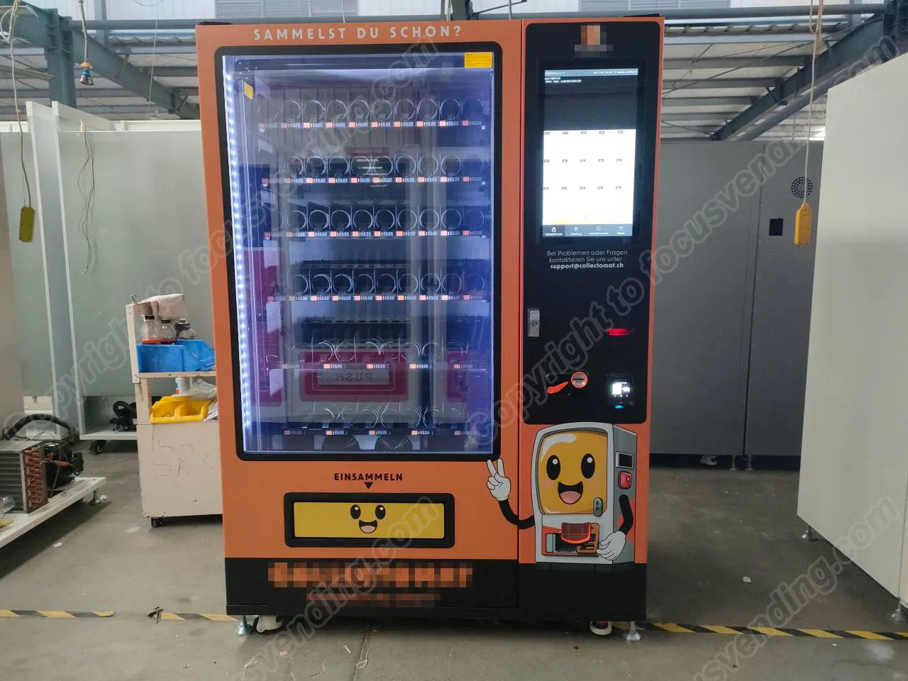 Focusvend Offer Custom Made Pokemon Vending Machine for Trading Card Cartoon Card