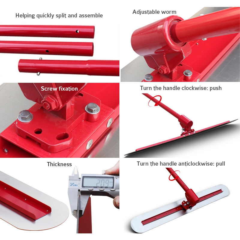 5.4m Bull Float Machine Concrete Trowel Machine Hand Trowel Machine