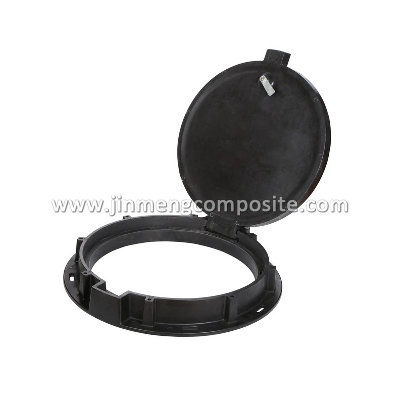 Composite Manhole Covers with Hinge and Lock for Car Parking Areas