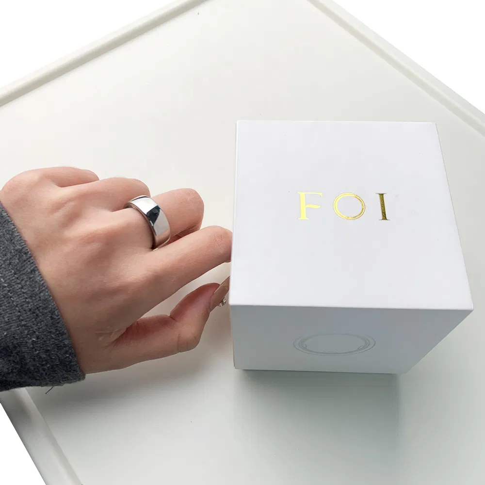 New Electronic Product Ideas 2024 Wireless Charging Smart Ring PPG Smartwatches High-Class Human Health Monitoring Ring
