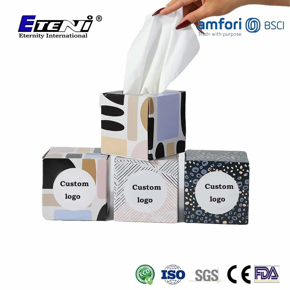 OEM 3ply New 100% Virgin Wood Pulp Facial Tissue Paper