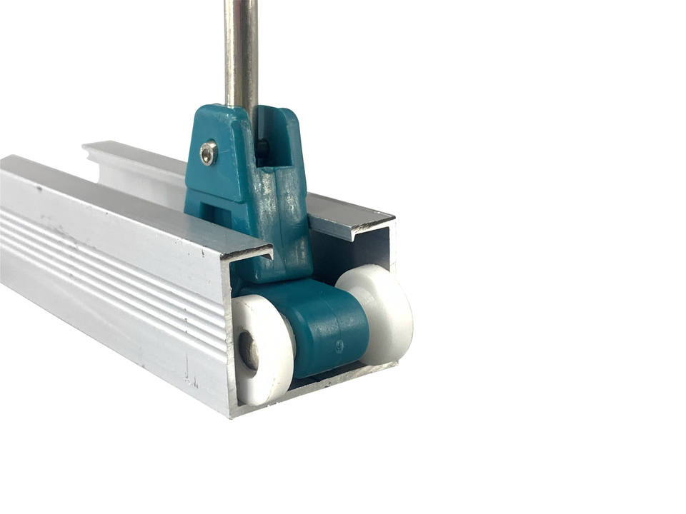 High Quality Durable Four Wheels Stainless Steel Hook Half Alloy Structure Hospital Track Runner