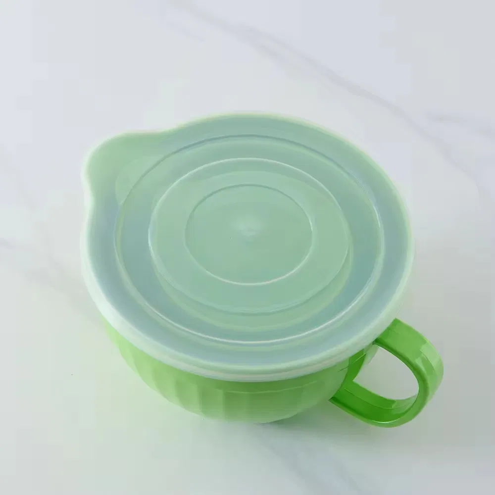 Brand Custom Set of 3 Largy 2800ml 1650ml 800ml Plastic Melamine RPET Salad Mixing Bowl Jug Set
