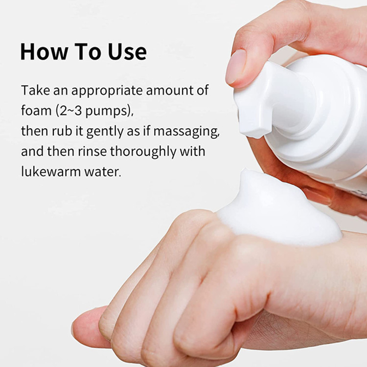 OEM Vegan Skincare Anti Trouble Bubble Cleanser with Salicylic Acid for Acne