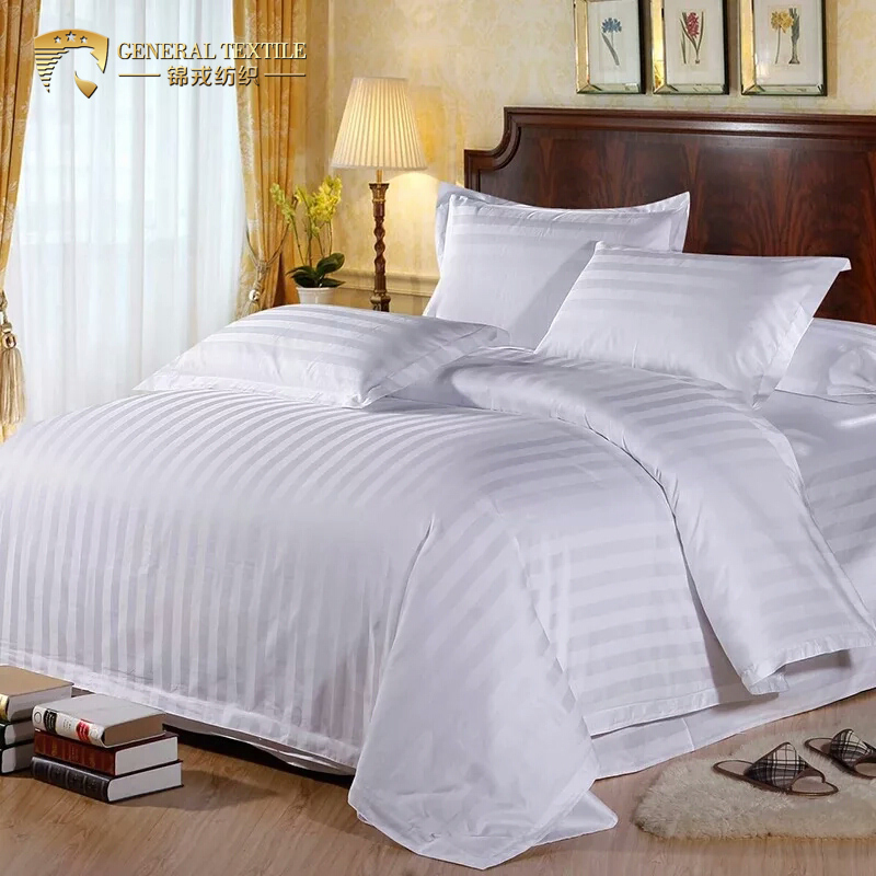 Plain White 100% Cotton Bedding Sets Bed Sheet / Duvet Cover (JRD140)