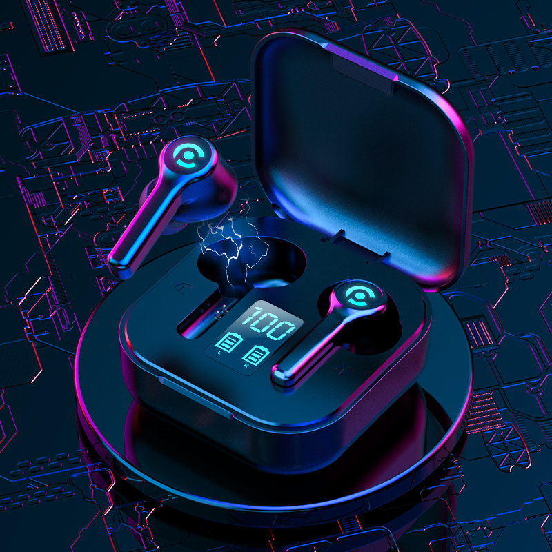 (ES1) Factory Direct Sale Wireless Bluetooth Earbuds Stereo Earphones Mobile Phone Headset Headphone