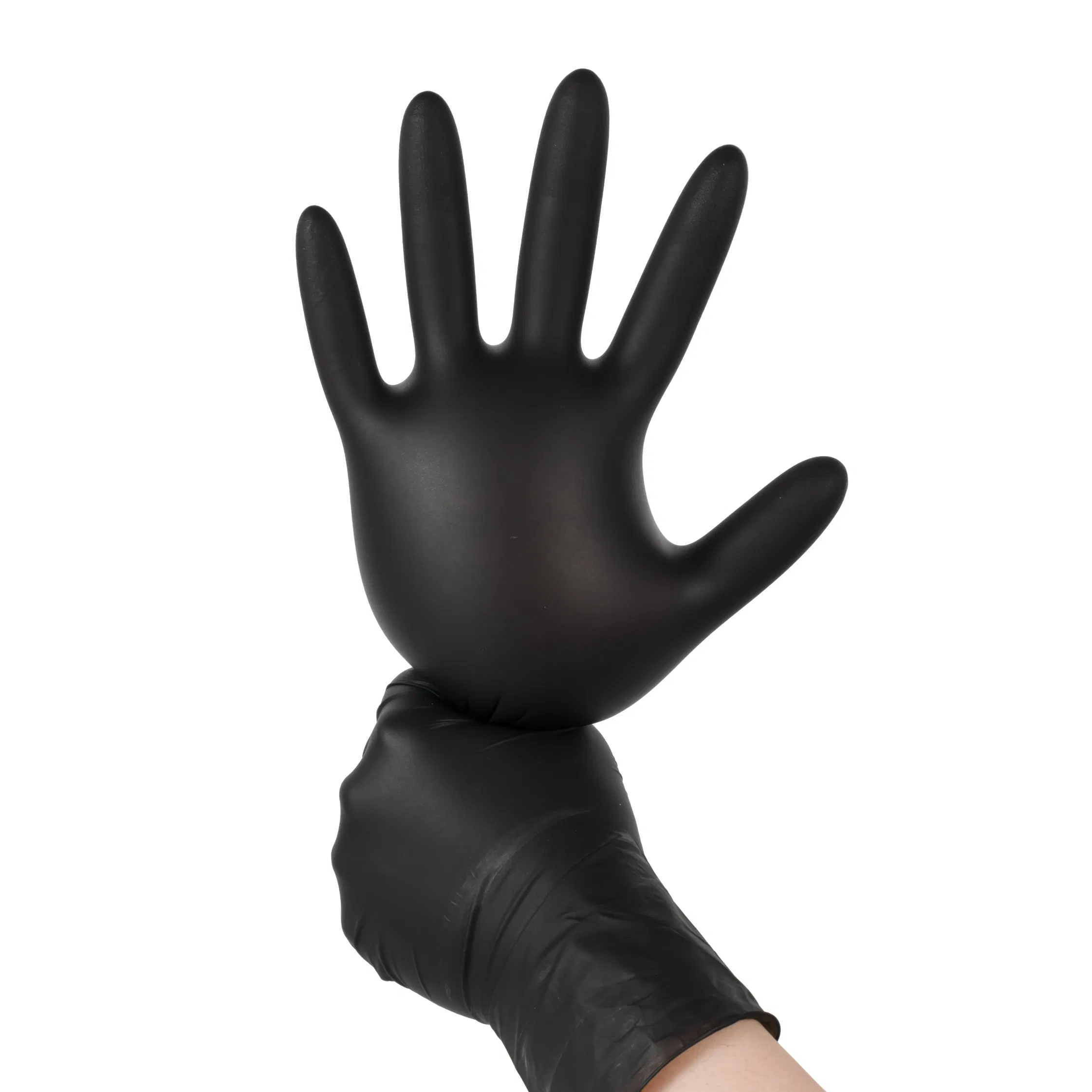Disposable Industrial Electronics Black Nitrile Glove