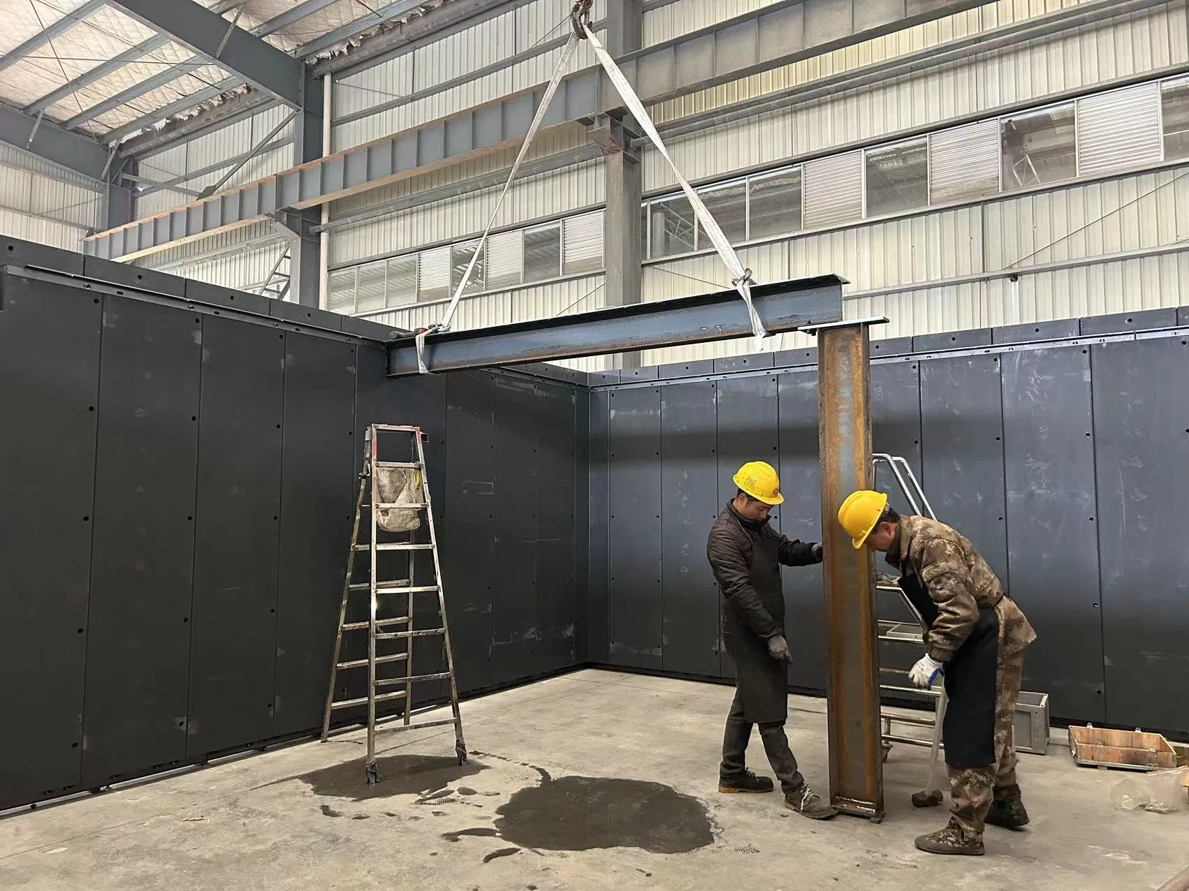 UL 608 Modular Vault Room Panel with High Security Vault Door