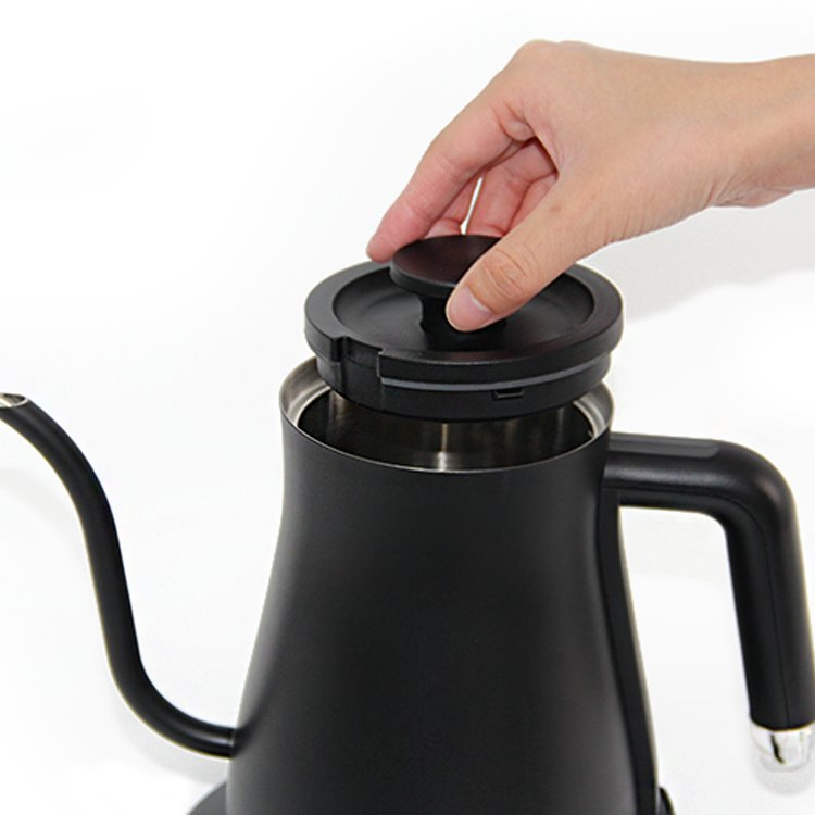 New Mini Electric Gooseneck Coffee Kettle Fast Boil Water Temperature Control Stainless Steel Digital Water Kettle Electric Coffee Pots
