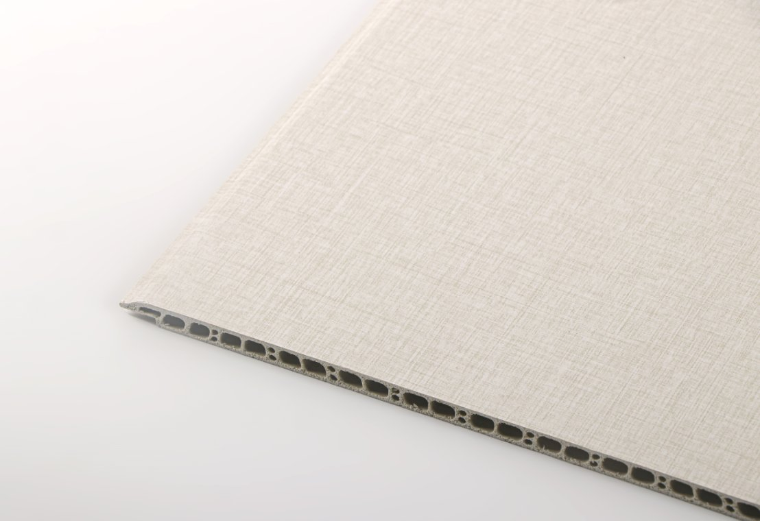 Wood Grain Color Flat 200mm PVC Panel for Indoor Decoration