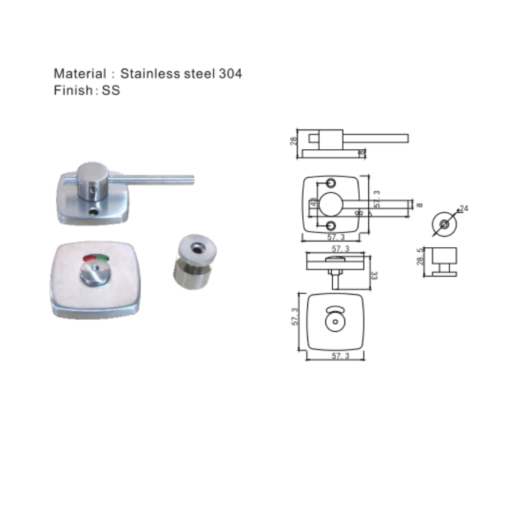 Stainless Steel Bathroom Furniture Hospital School Commercial Waterproof Fire Public Toilet Cubicle Partition Accessories