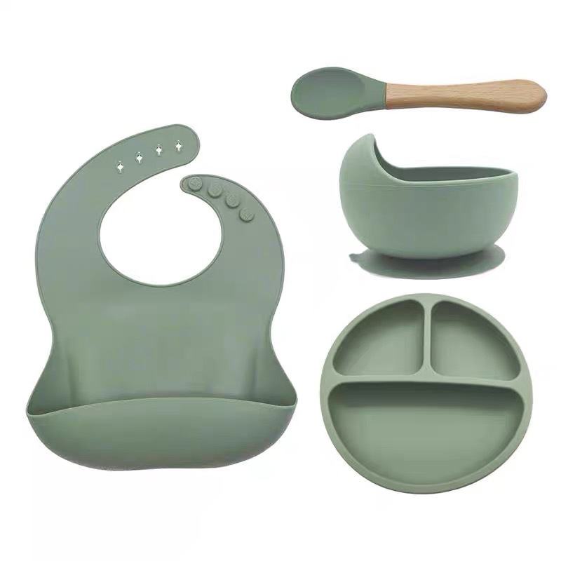 Silicone Baby Bibs, Waterproof, Adjustable, BPA Free