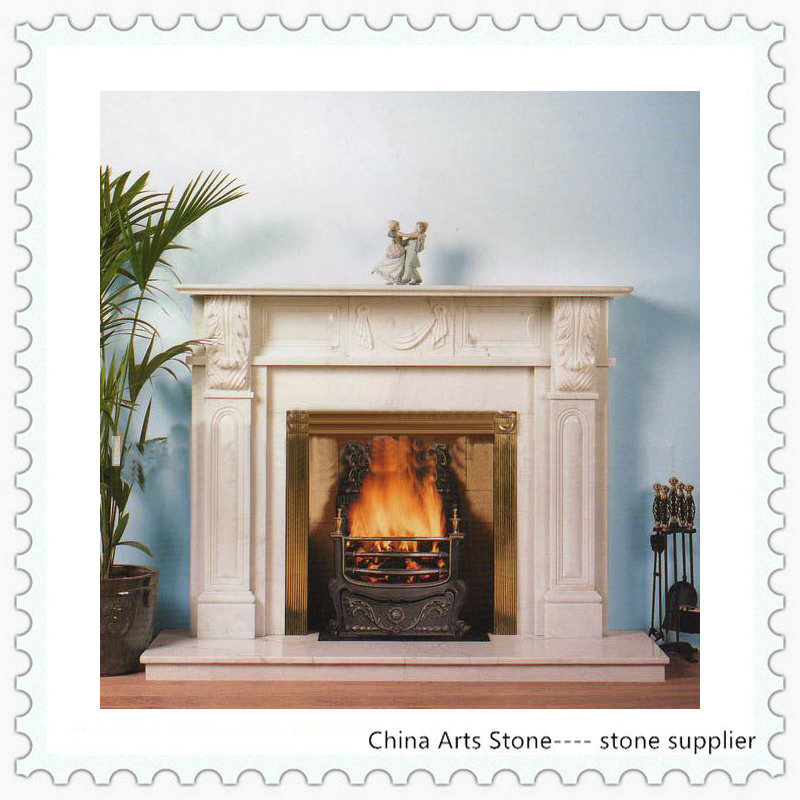 Marble Stone Fireplace