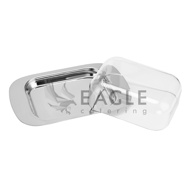 Stainless Steel Butter Dish with Lid