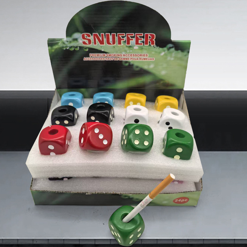 Wholesale Dice Shape Ashtray DAB Tool Smoking Accessories