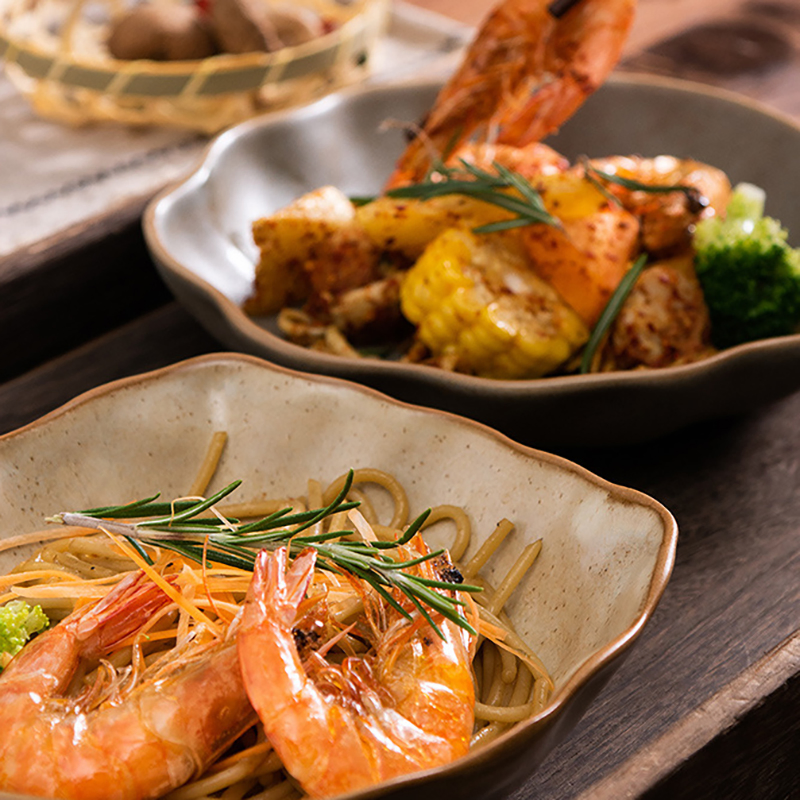 Porcelain Tableware Ceramic Dinner Plate Food Container Kitchenware Microwave Safe Cntradepartner