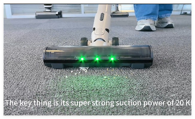 Intelligence All-in-One Stick Household Handheld Cordless Multi Cyclone Smart Vacuum Cleaner with Base Station