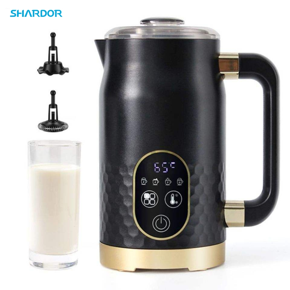 Shardor Electric Coffee Milk Frother Milk Steamer Soft Foam Maker