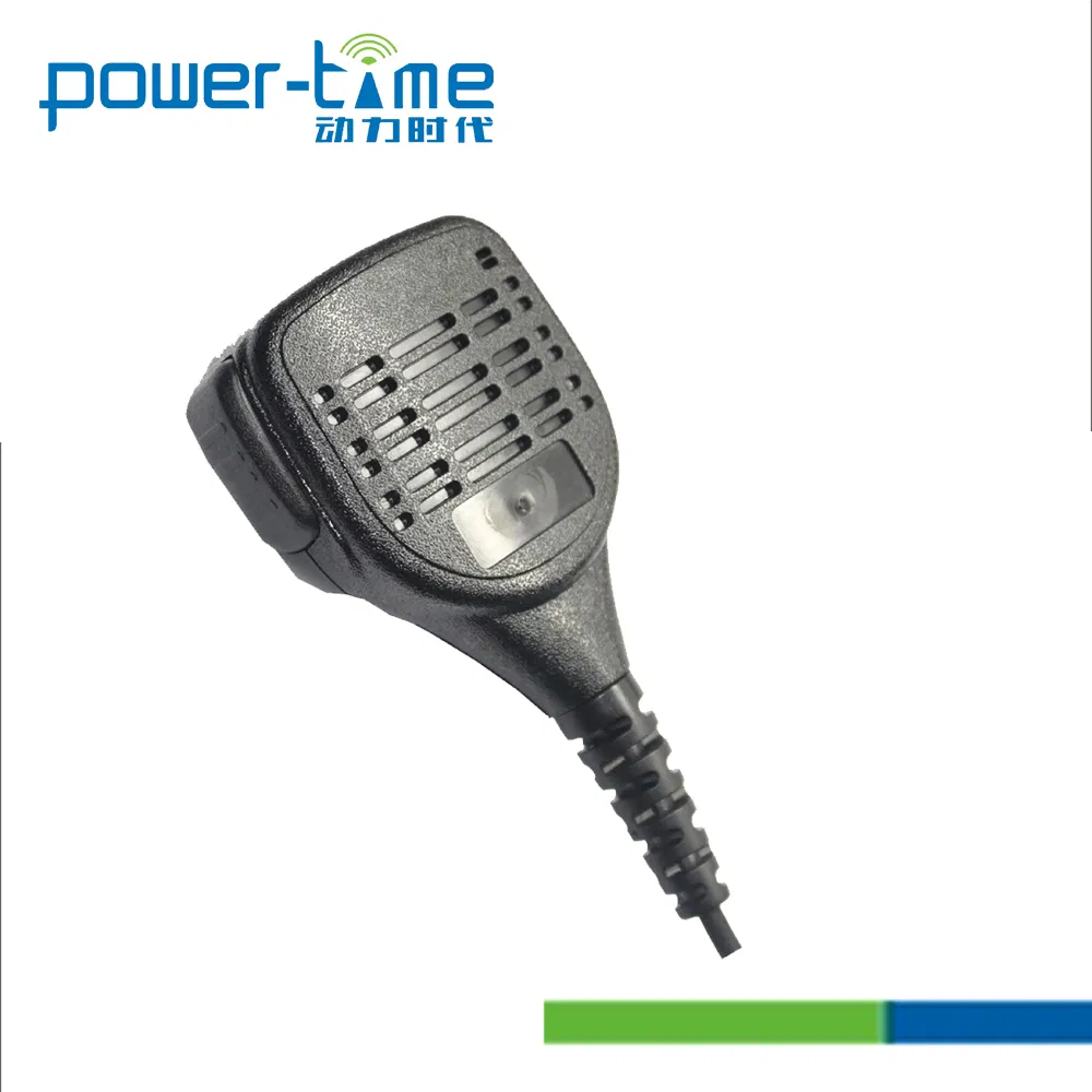 IP55 Heavy Duty Remote Speaker Mic Microphone for Walkie-Talkies