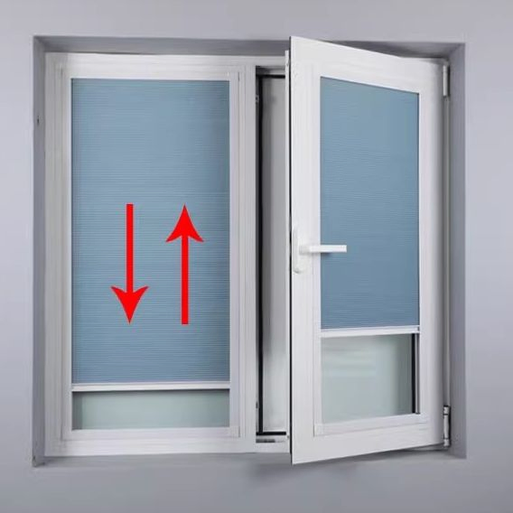 Cordless Blackout Aluminium Frame Cellular Shade
