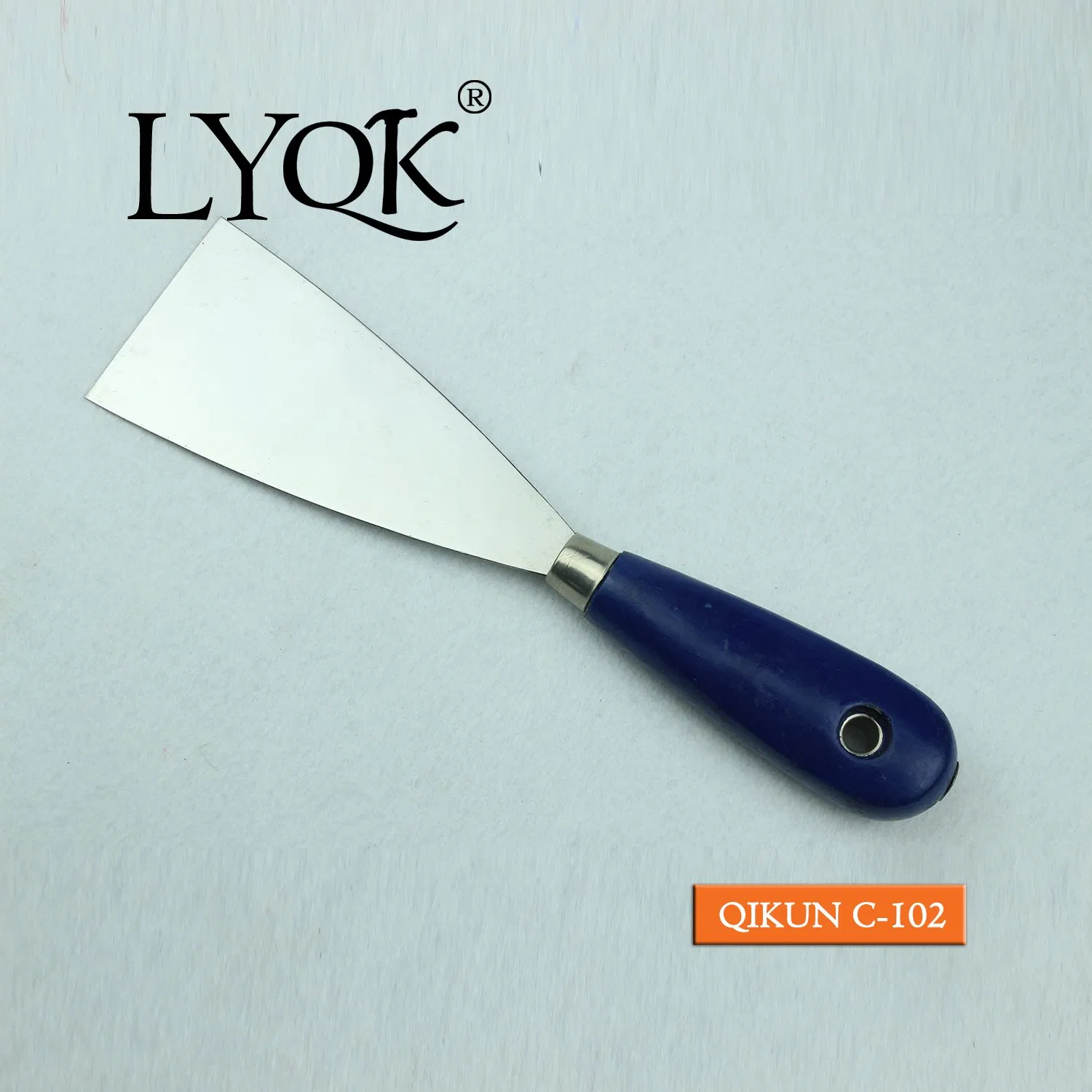 C-102 Construction Decoration Paint Hand Tools Wooden Handle Mirror Polished Scraper