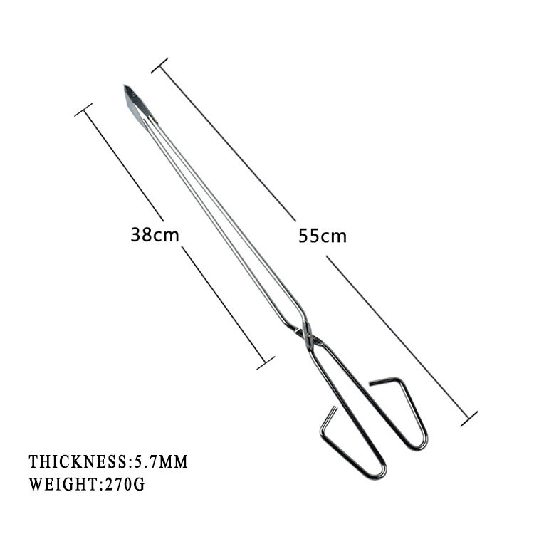 Futeng Kitchen and Restaurant Multi Functional Barbecue Tool Scissors Service Pliers Barbecue Charcoal Clip
