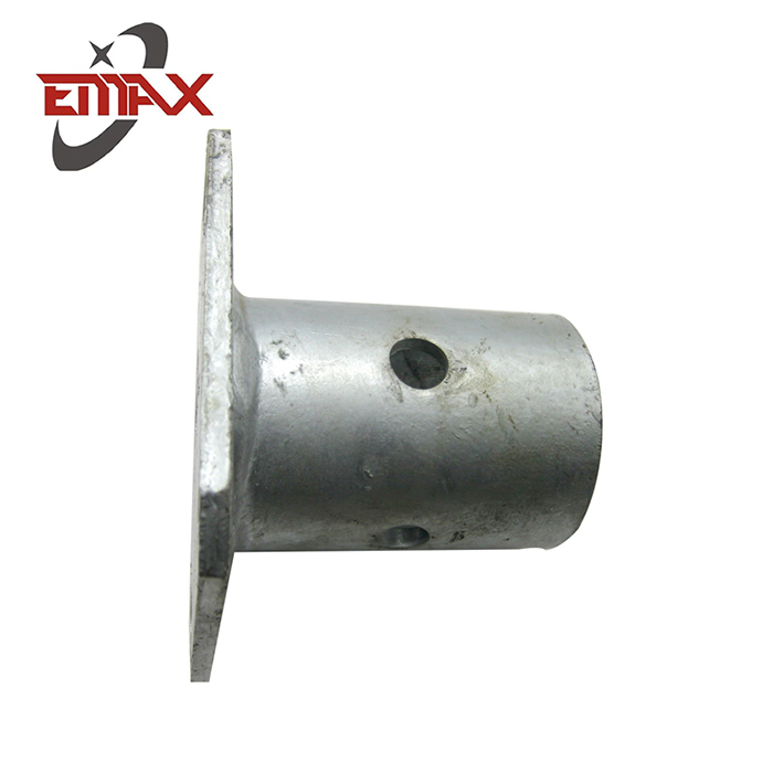 Оцинкованное основание для крепежа лестниц и заборов