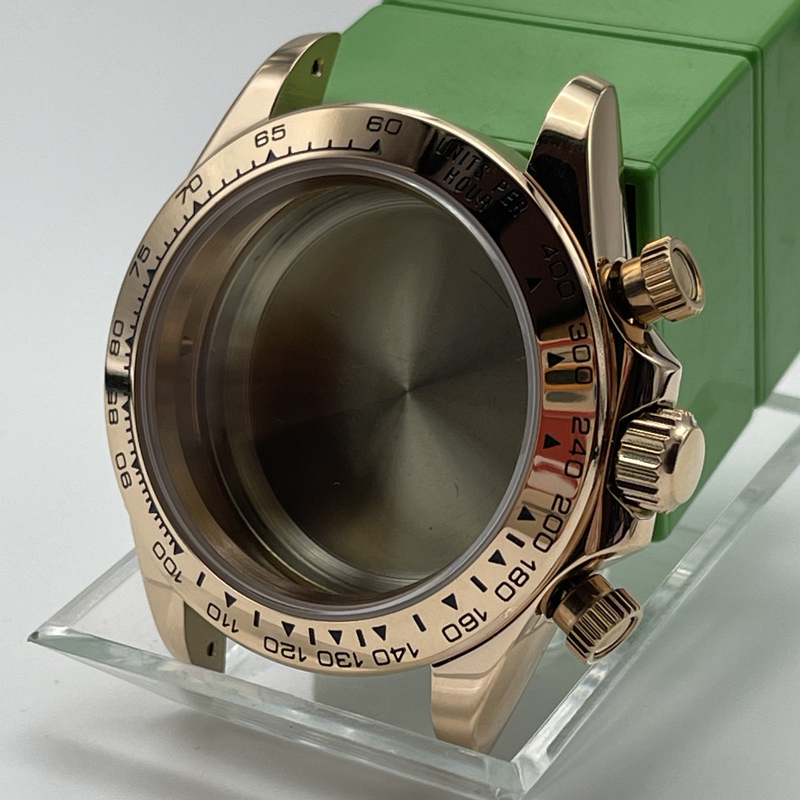 Factory Wholesale Sapphire Glass Custom OEM 40mm Steel Watch Case 904L Stainless Steel Diver Sport Mechanical Watch