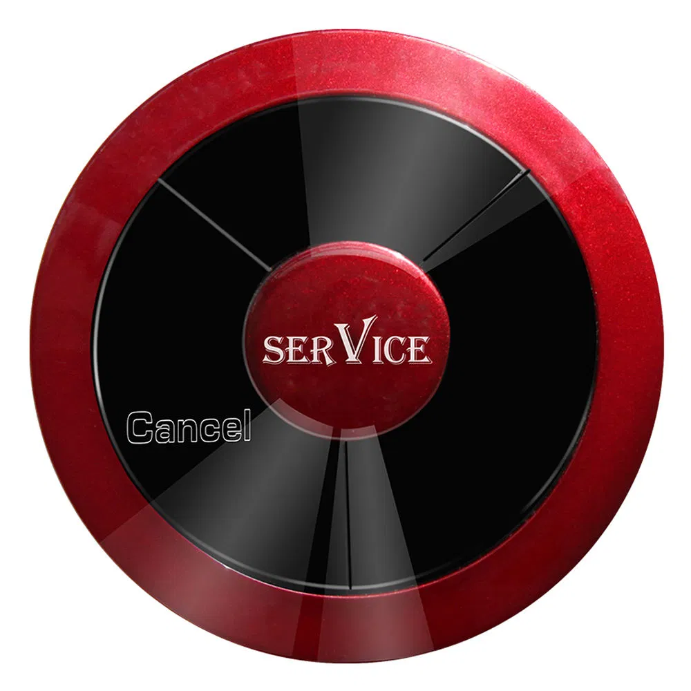 Wireless Calling System Restaurant Table Waiter Push Call Button Waterproof Wireless Waiter Call Button