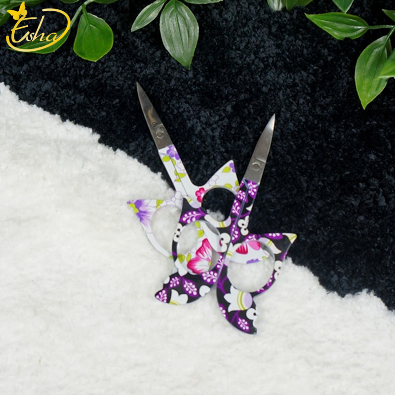 Multi-Function Home Butterfly Exquisite Embroidery Beauty Trim Small Scissors