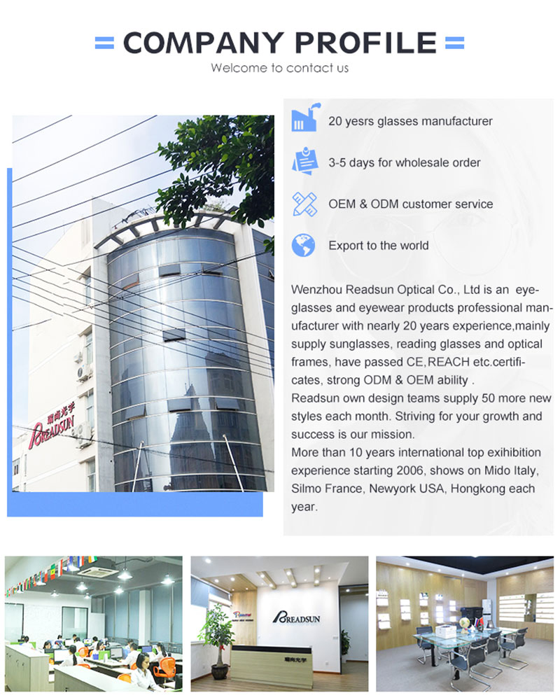 Color Acetate Frame with Metal Spring Hinge