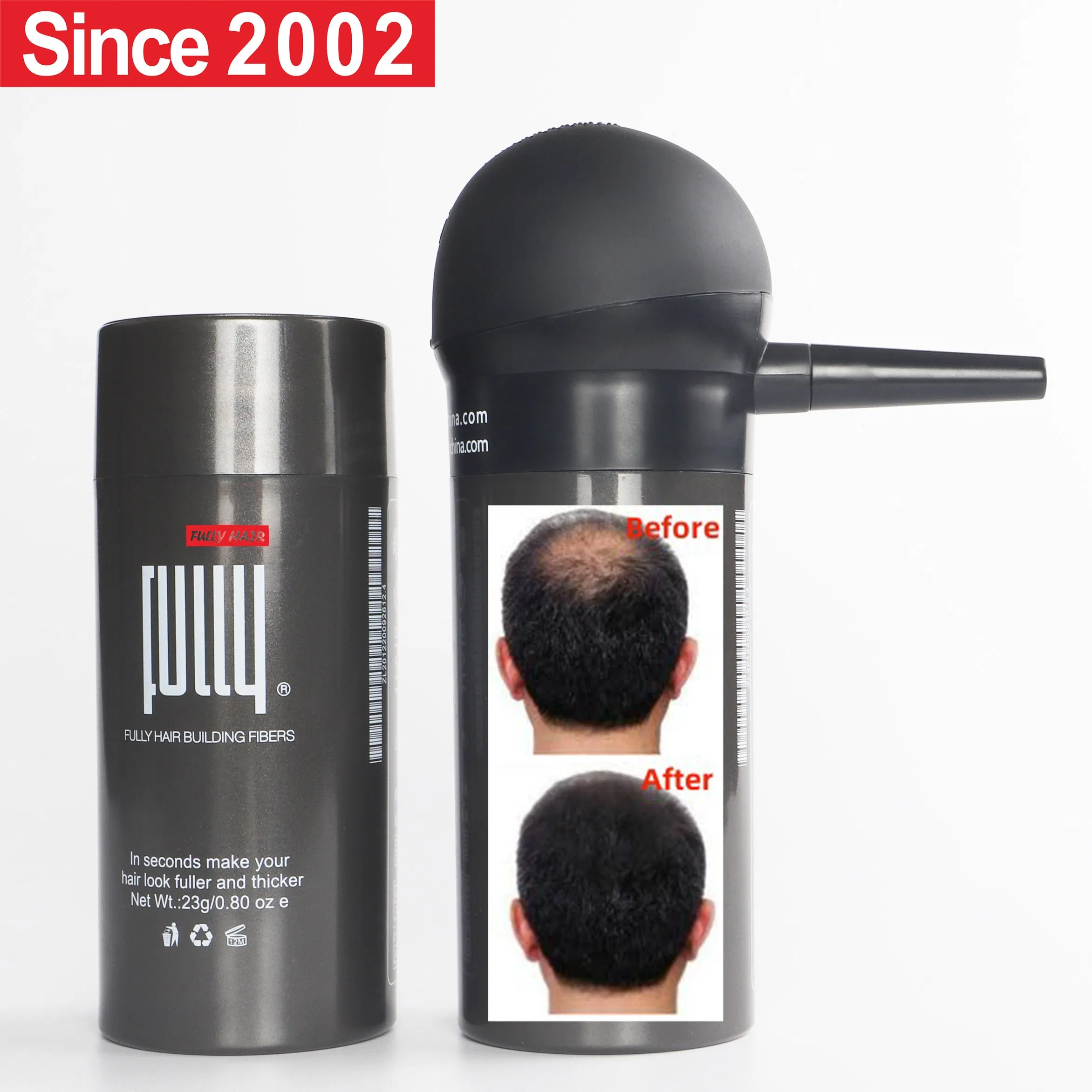 Custom Logo OEM Hair Loss Fiber Powder Fully 2ND Generation Keratin Hair Building Fibers