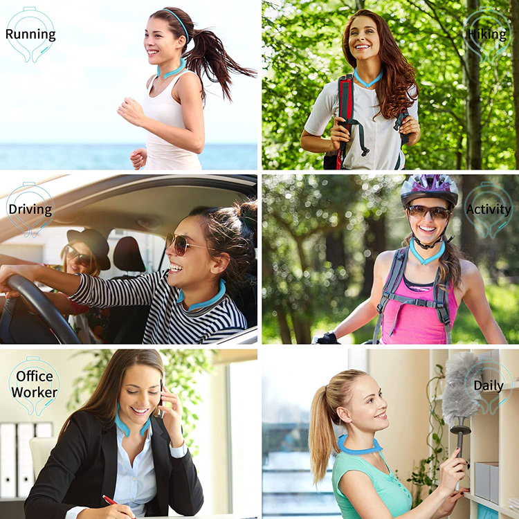 New Arrival Neck Cooler Tube Reusable Custom Temperature PCM Portable Neck Cooler for Outdoor Working