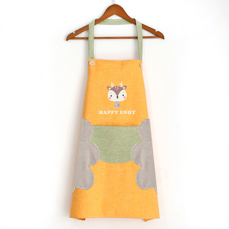 Aprons with Pocket, Waterproof Adjustable Cooking Aprons for Kitchen Gardening and Salon