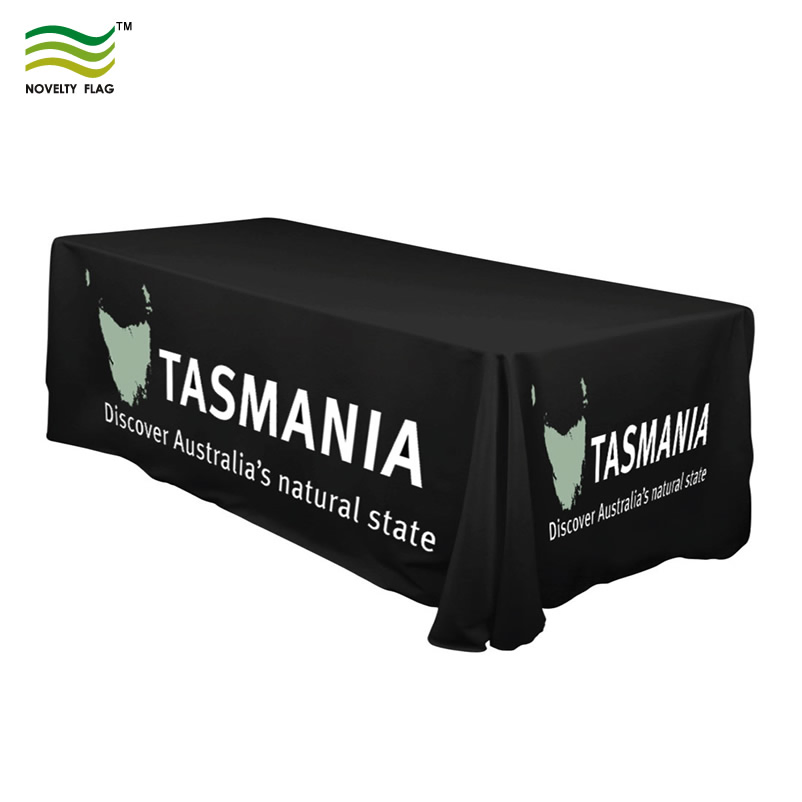 Custom Logo Printing Polyester Table Cloth, Table Skirts, Table Throw (J-NF18F05028)