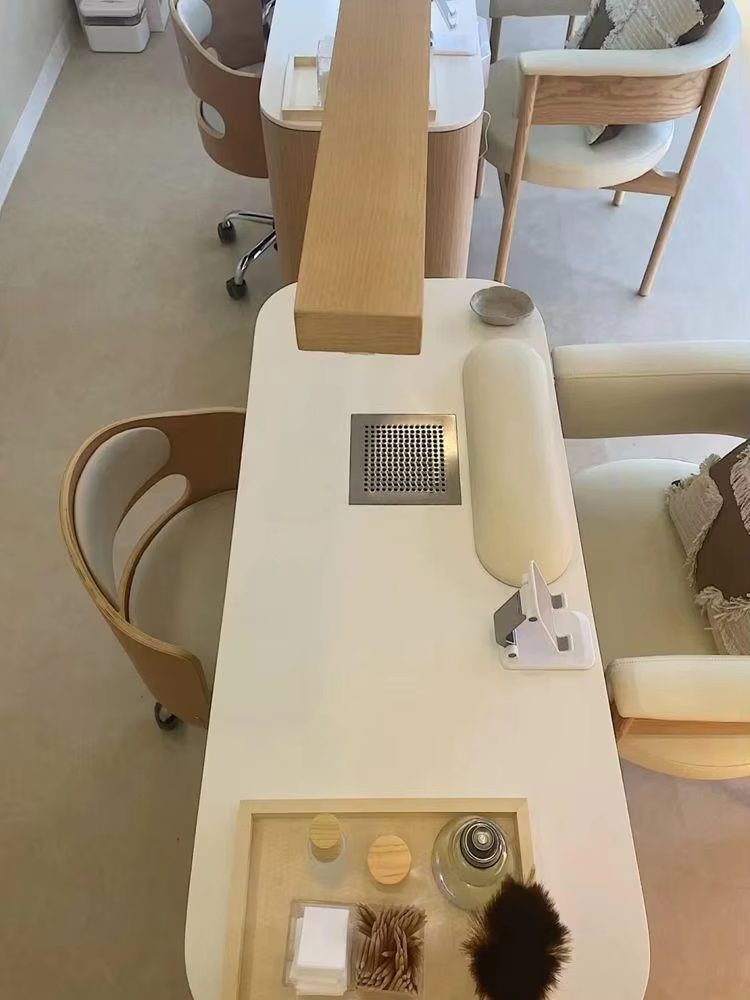 Wholesale Salon Furniture Modern Nail Table Beauty Nail Table Nail Lamp Manicure Table