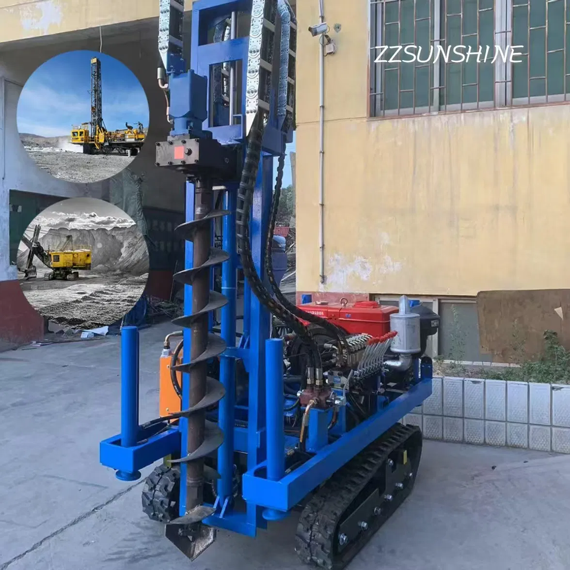 Easy to Operate Supply Hydraulic Drop Hammer Pile Driver Machinery Mini Solar Panel Pile Ramming Machine