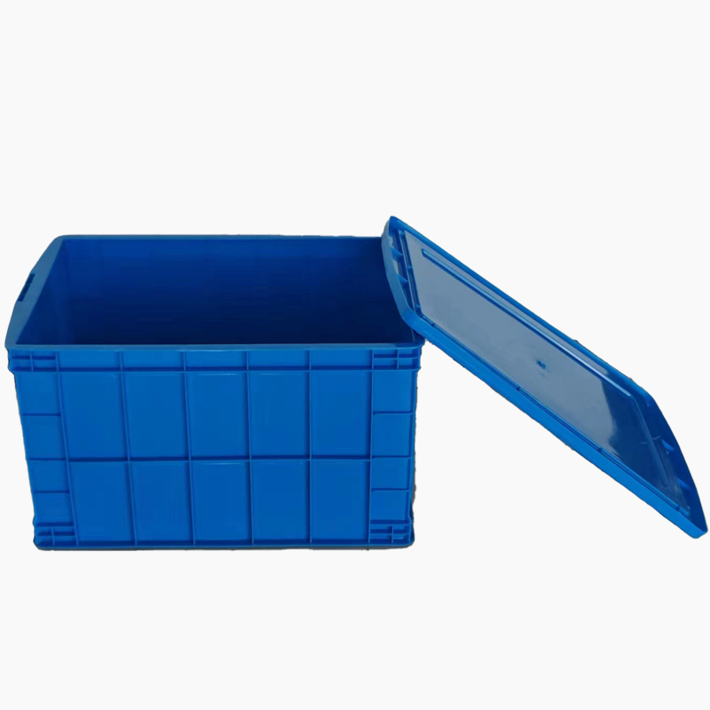 Mesh Stackable Handle Nestable Plastic Moving Crate Harvest Storage Food Basket