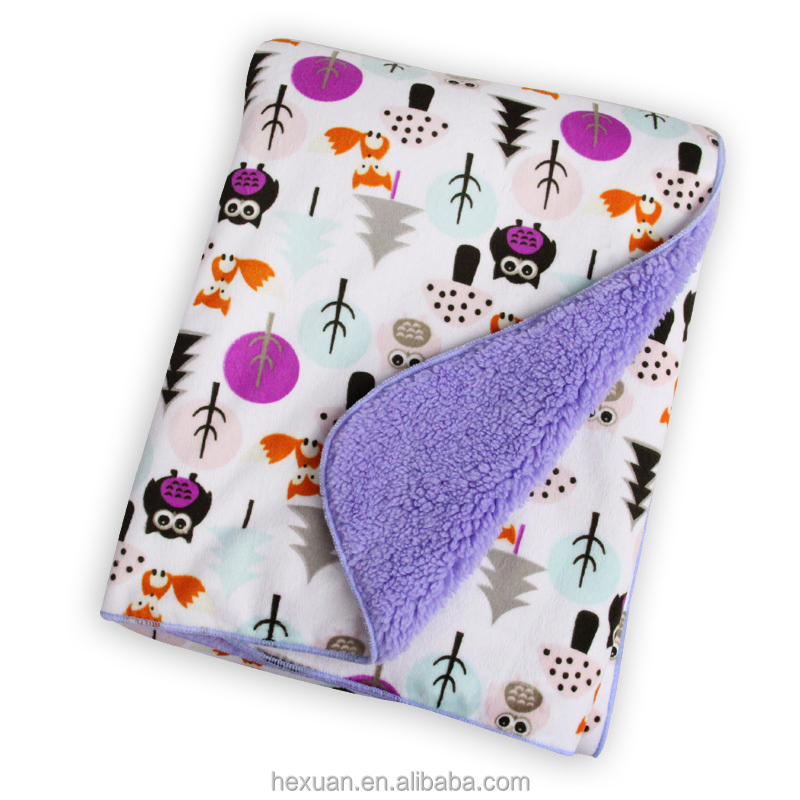 Wholesale Cheap Coral Fleece Baby Blanket, Design Baby Swaddle Blanket Custom Print Blanket