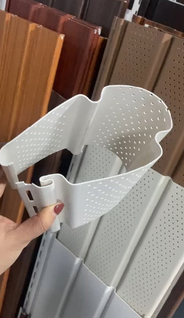 Factory Supply Hot Sell High Quality Best Price Flexible Waterproof UV-Resistant PVC Eave Soffit Panel for Interior Ceiling Roof Decoration