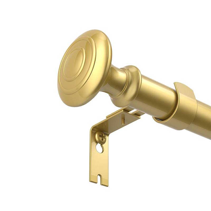 Factory Windows Curtain Rods and Accessories Metal Adjustable Curtain Rod Set