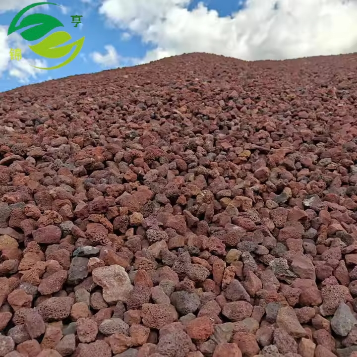 Aquarium Stones Decor Lava Rock Black Red Natural Volcanic Stone for Aquarium Fish Tank Landscaping