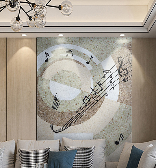 Home Decoration Mosaic Art Glass Mural for Living Room